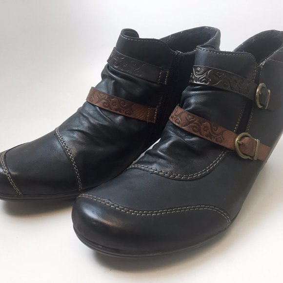 Dark Gray Remonte Ankle Boots, size 8.5, Brand New - Picture 2 of 8